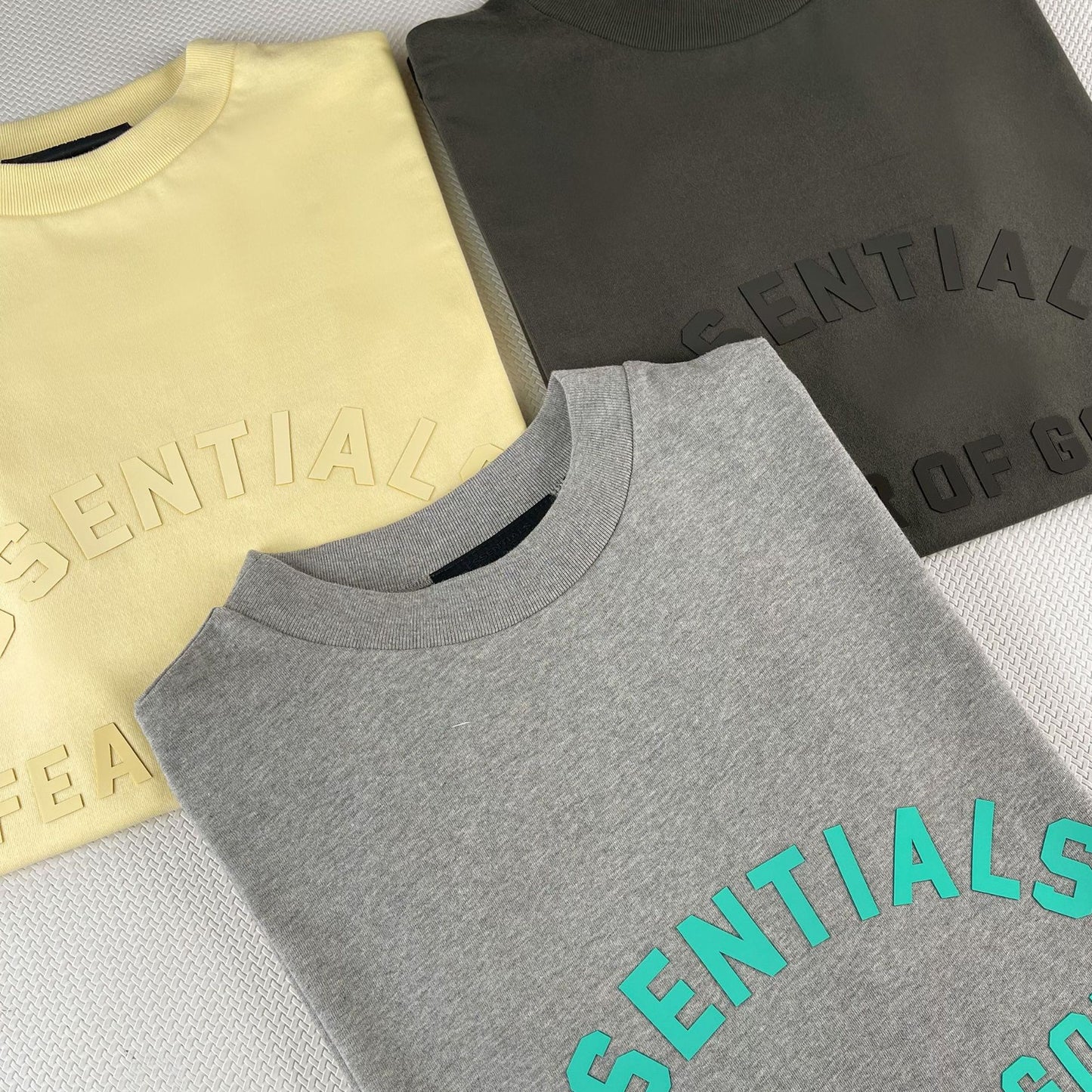 Grey,Green and Yellow T-shirt