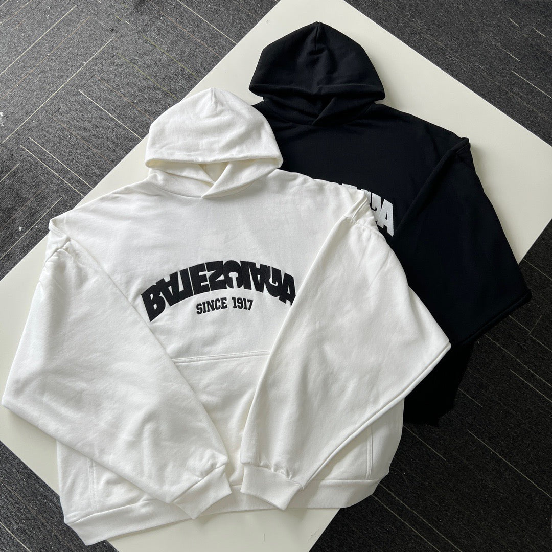 Black and White Hoodie