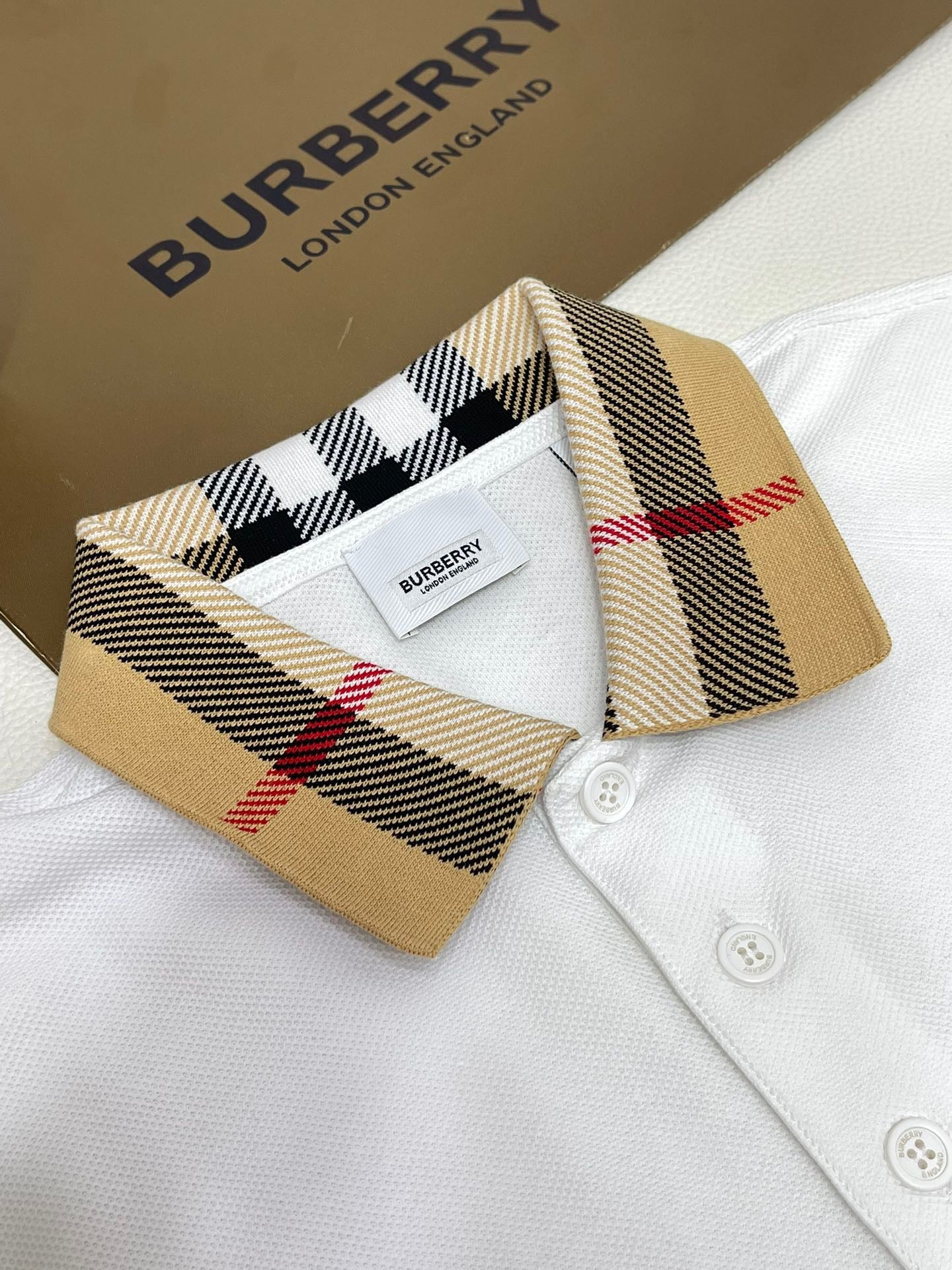 Black,White and Blue Polo