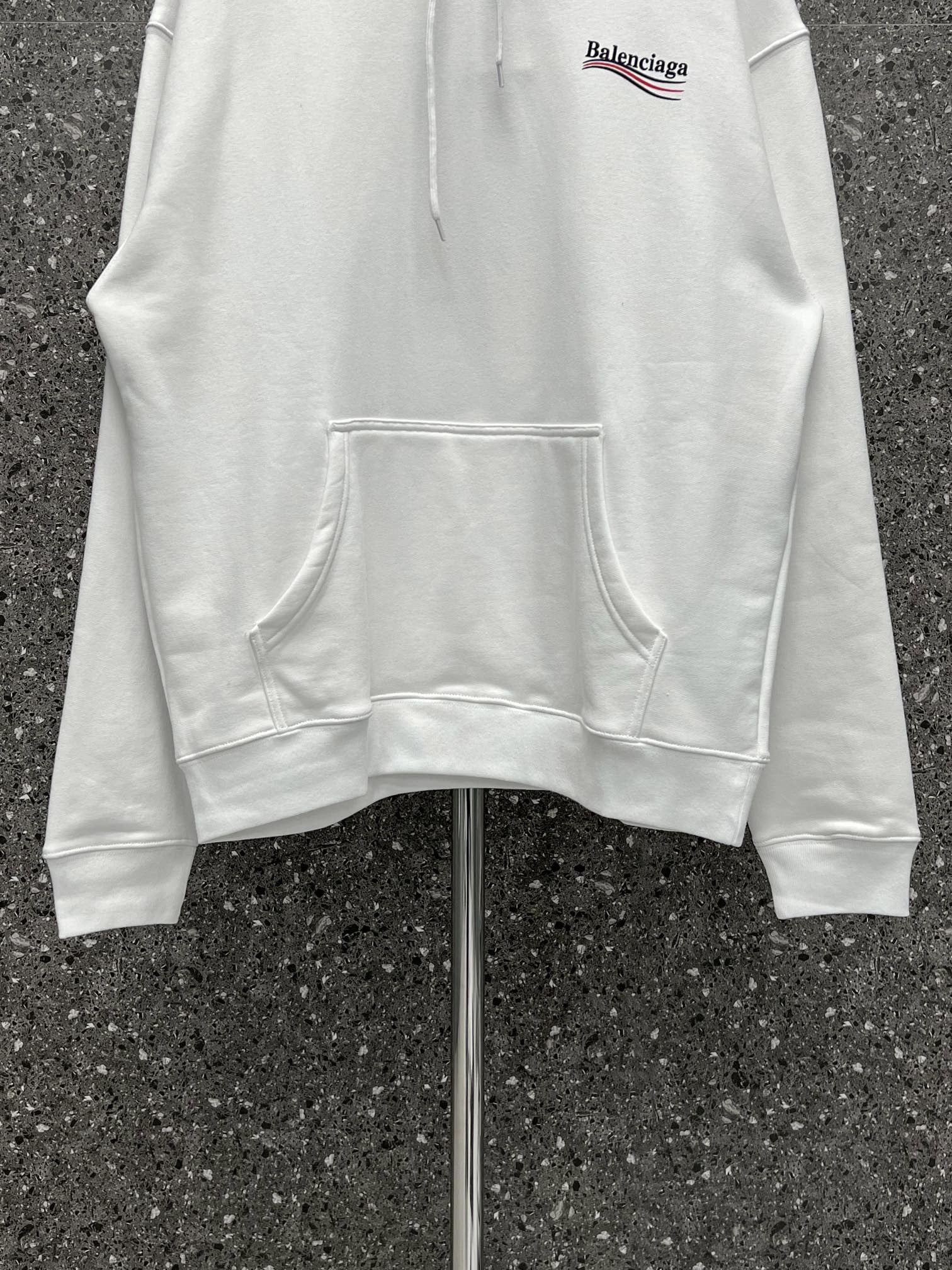 White and Black Hoodie