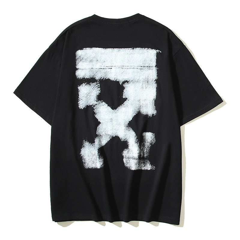 Dark black,Black and White T-shirt