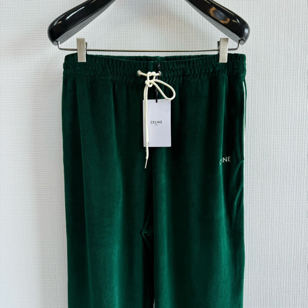 Black and Green Pant