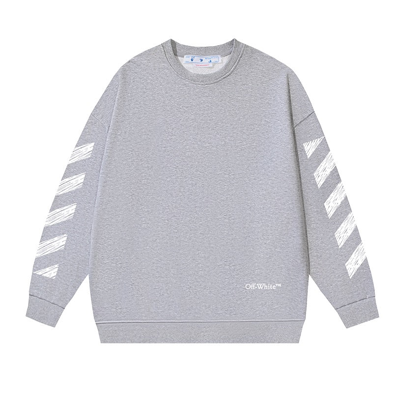 Grey ,White and Black Sweatshirt