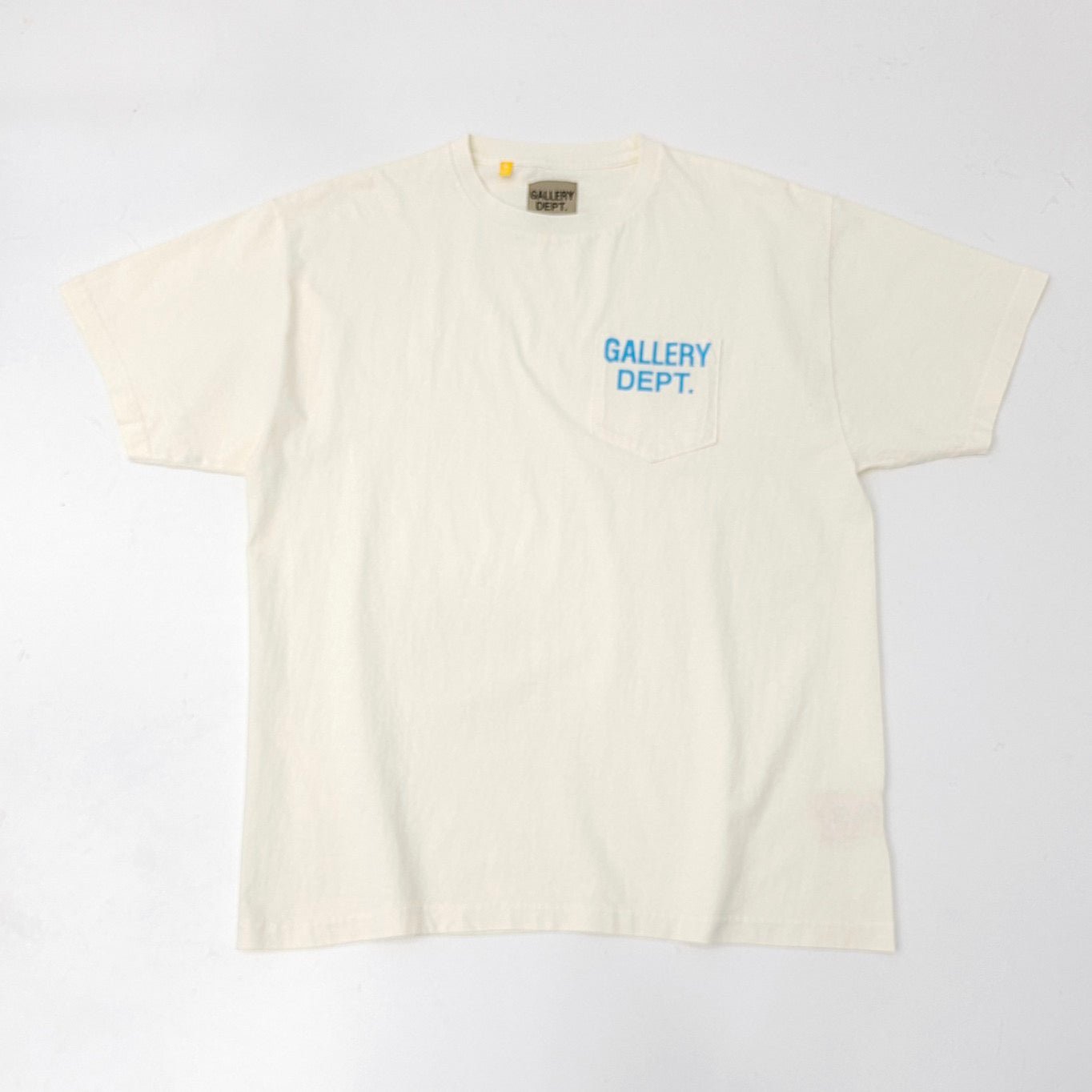 Lake blue and Off white T-shirt