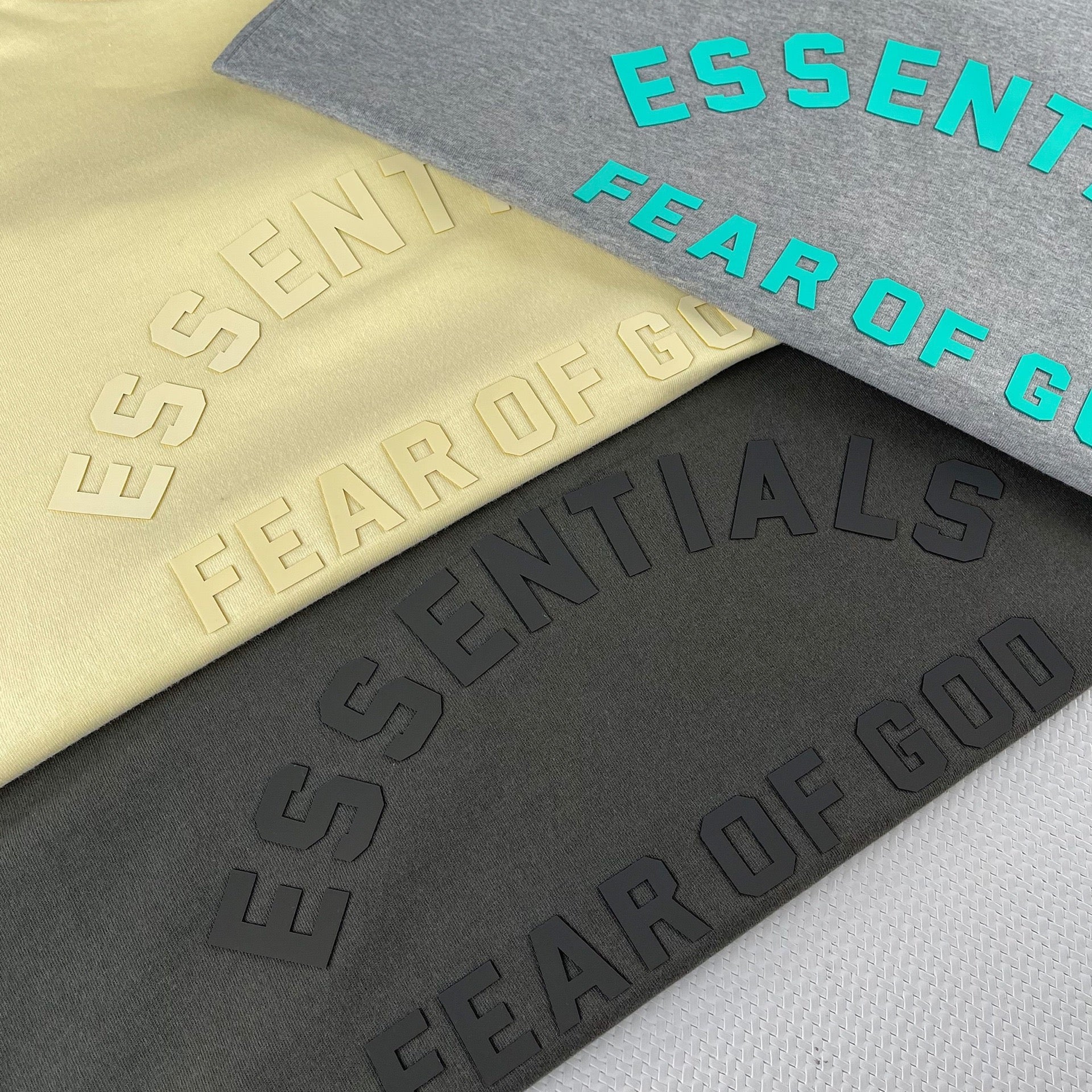 Grey,Green and Yellow T-shirt