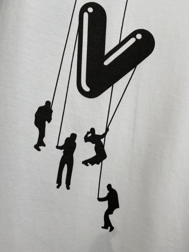 White climbing t-shirt
