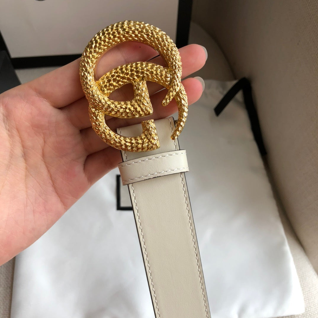 Off White and Brown Belts